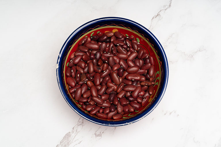 a bowl of beans